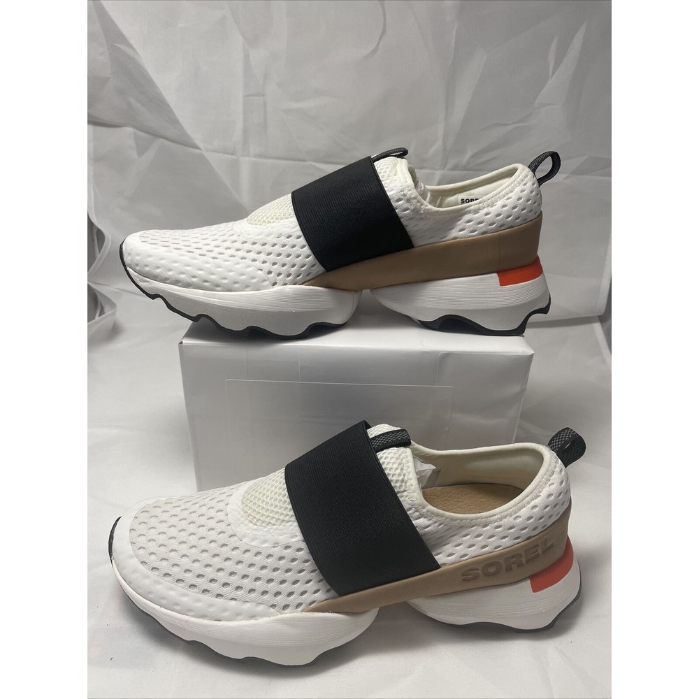 Sorel Kinetic Impact Strap Comfort Sneaker, Women's Size 9.5 Sea Salt